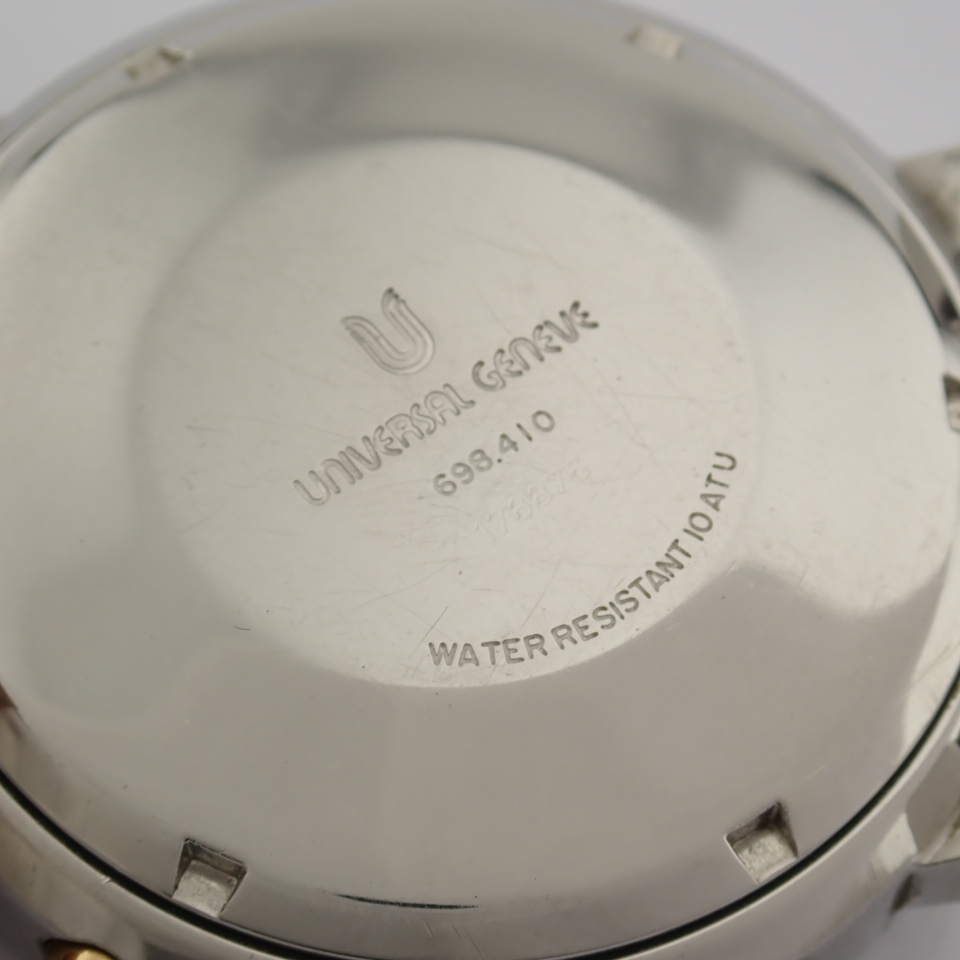 Universal Geneve / Compax 698.410 - Gentlemen's Steel Wrist Watch - Image 4 of 18