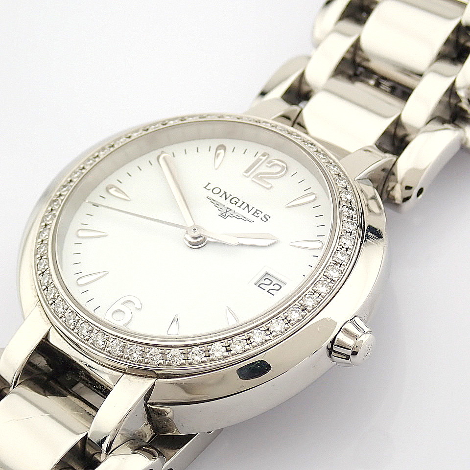 Longines / Primaluna Diamonds - Lady's Steel Wrist Watch - Image 10 of 15