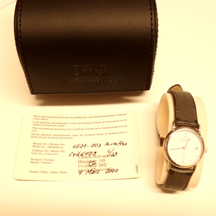 IWC / Portofino 4531 Lady - Lady's Steel Wrist Watch - Image 6 of 7