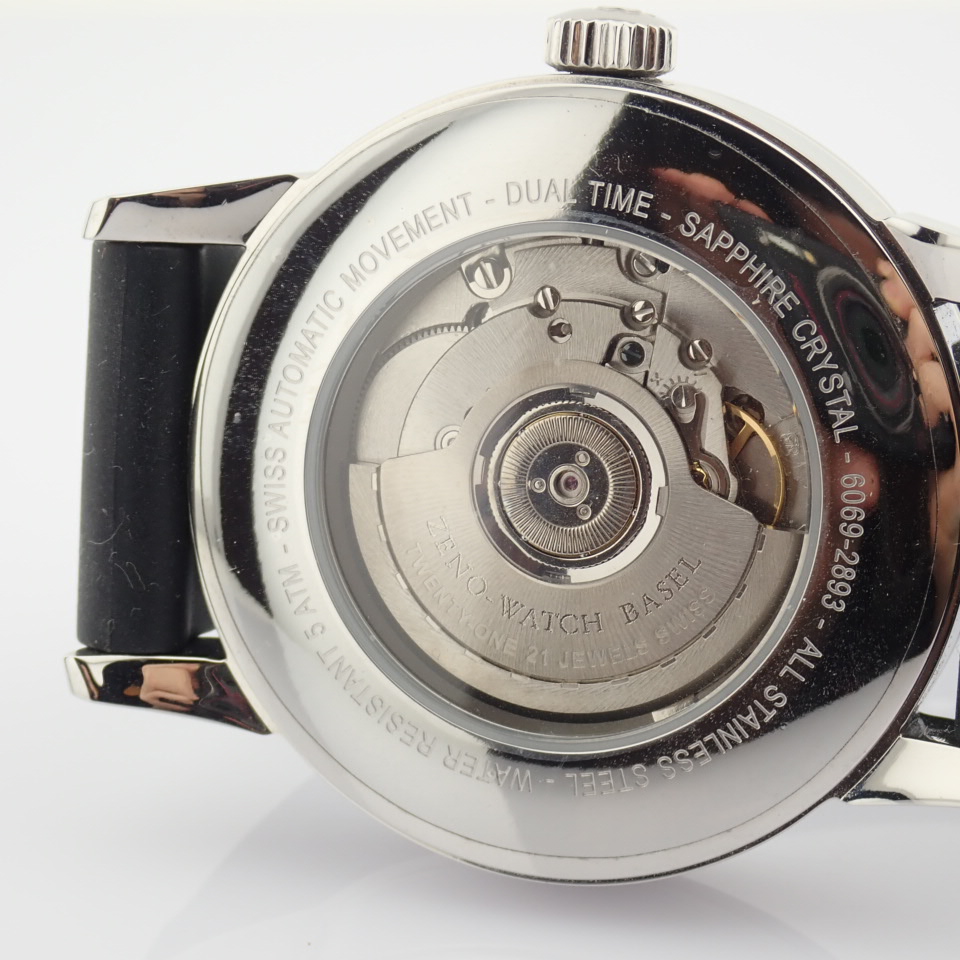 Zeno-Watch Basel / Magellano GMT (Dual Time) - Gentlemen's Steel Wrist Watch - Image 10 of 13