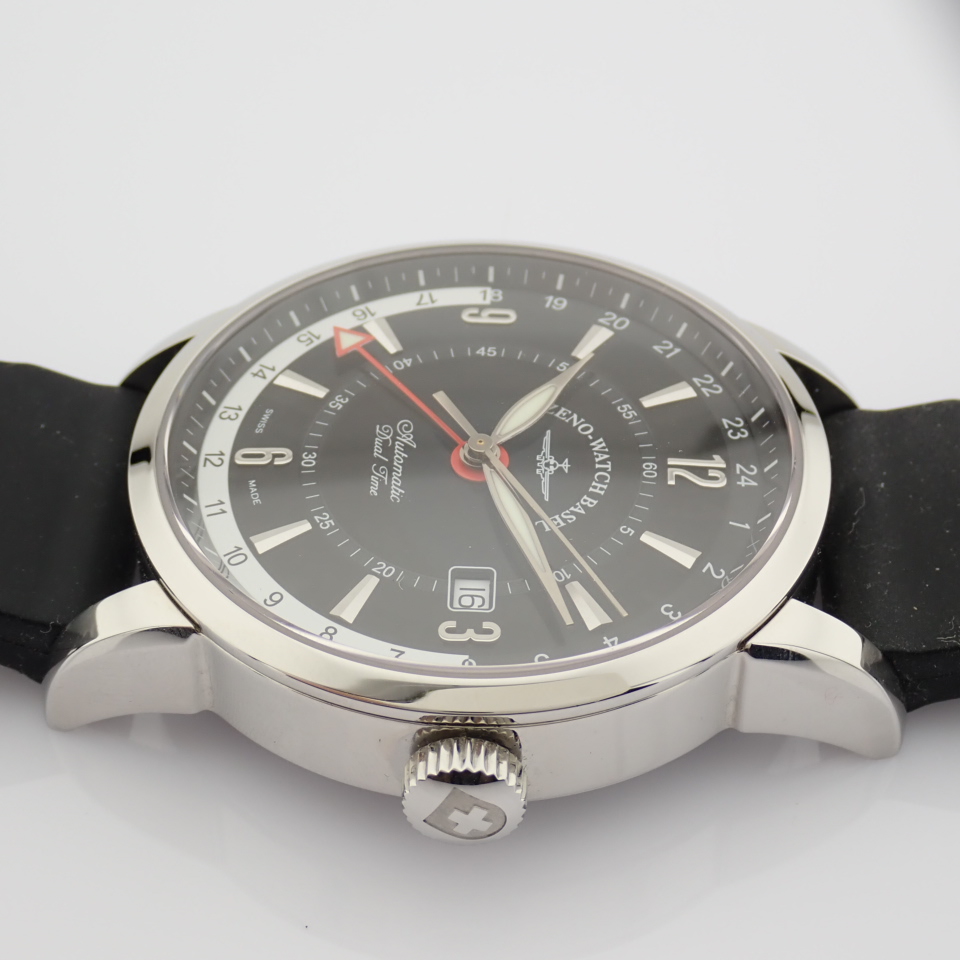 Zeno-Watch Basel / Magellano GMT (Dual Time) - Gentlemen's Steel Wrist Watch - Image 8 of 13