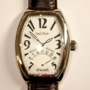 Paul Picot / Firshire 3000 Retrograde 0773.S - Gentlemen's Steel Wrist Watch