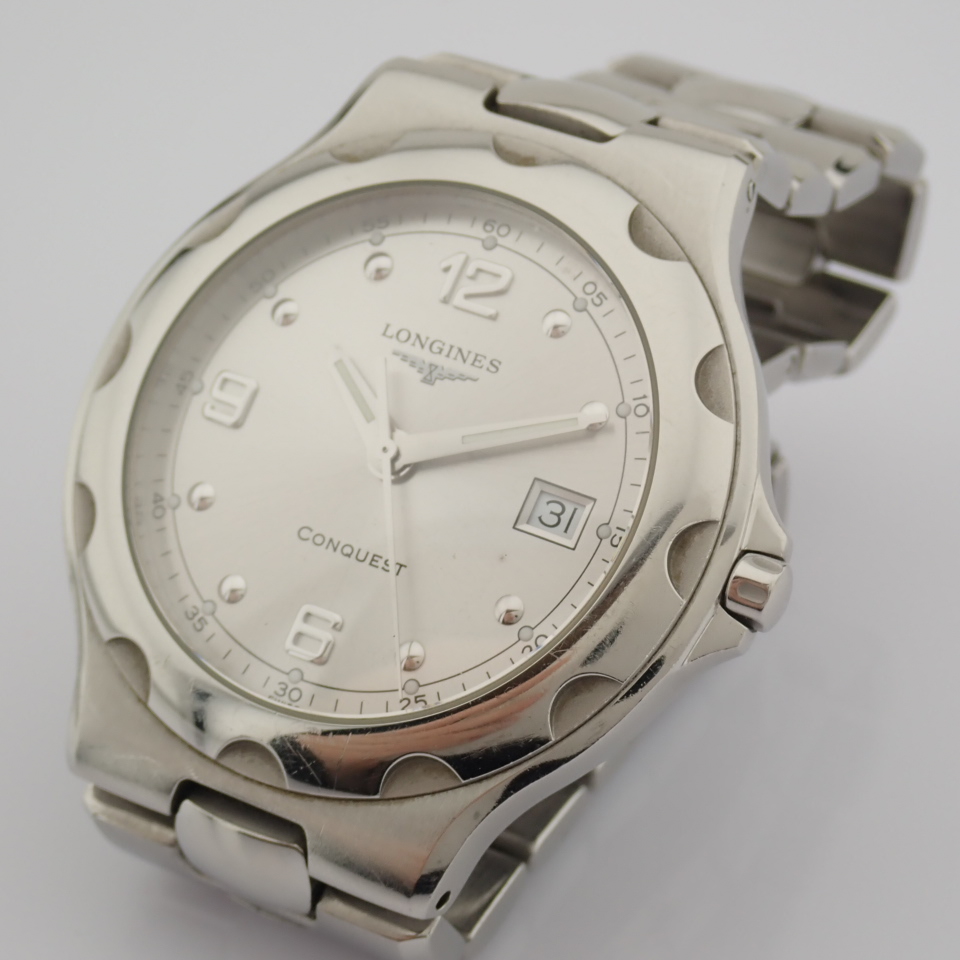 Longines / Conquest L16344 - Gentlemen's Steel Wrist Watch - Image 3 of 11