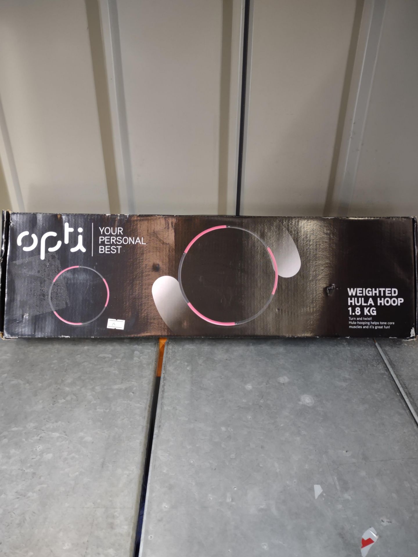 Opti weighted hula hoop 1.8kg. RRP £18.99 Grade U.