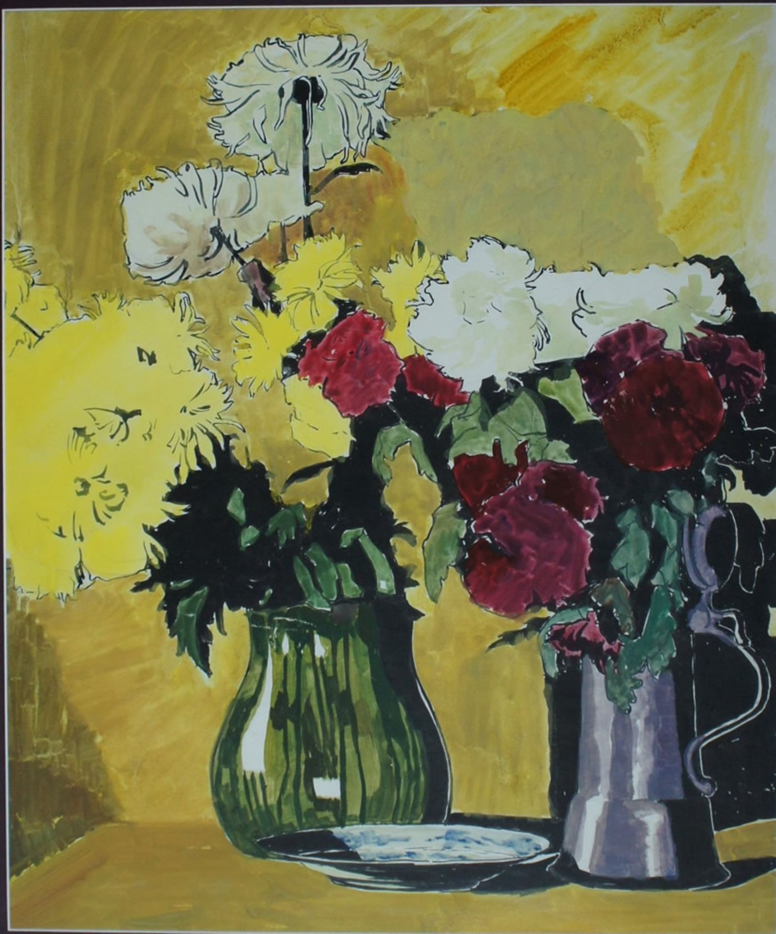 Kurz-Wilhelmi, Emma, Stillleben mit Blumen , Mischt., 60 x 51, NachlassKurz-Wilhelmi, Emma,