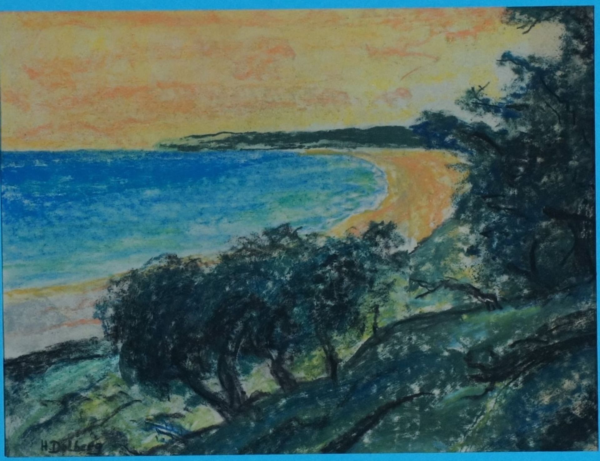 Dolberg, Helene, Hiddensee, Pastell, 17 x 23, sign.