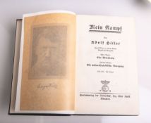 Hitler, Adolf, "Mein Kampf", 2 Bände in einem Buch, ungekürzte Ausg, 563./567. Aufl.,