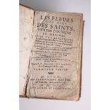 "Les Fleurs des Vies des Saints, et leur Doctrine et Maximes avec des Reflexions", Par le R.P.