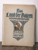 Ganghofer, Ludwig (Hrsg.), "Das Land der Bayern in Farbenphotographie", Band IV, Erster Band, m.