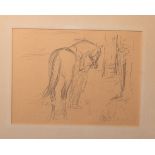 Dill, Otto (1884 - 1957), Darst. eines Reiters, Lithografie, re. u. sign., ca. 29 x 39 cm,