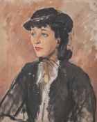 Naviasky, Philip (1894 - 1983), Portrait einer jungen Dame, Öl/Lw., re. u. sign., ca. 65,5 x 54