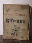 "Die Kriegsnummern des Kladderadatsch", 1870-1871, Jahrgänge 23. u. 24, Verlag A. Hofmann & Campe,