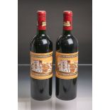 2 Flaschen von Chateau Ducru-Beaucaillou, Saint-Julien, Bordeaux, Grand Cru Classe (1999), Rotwein,