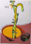 Ausstellungsplakat "FIAC 82", Grand Palais, 22 oct. - 1 nov. (19)82, Galerie Adrien Maeght, Herve