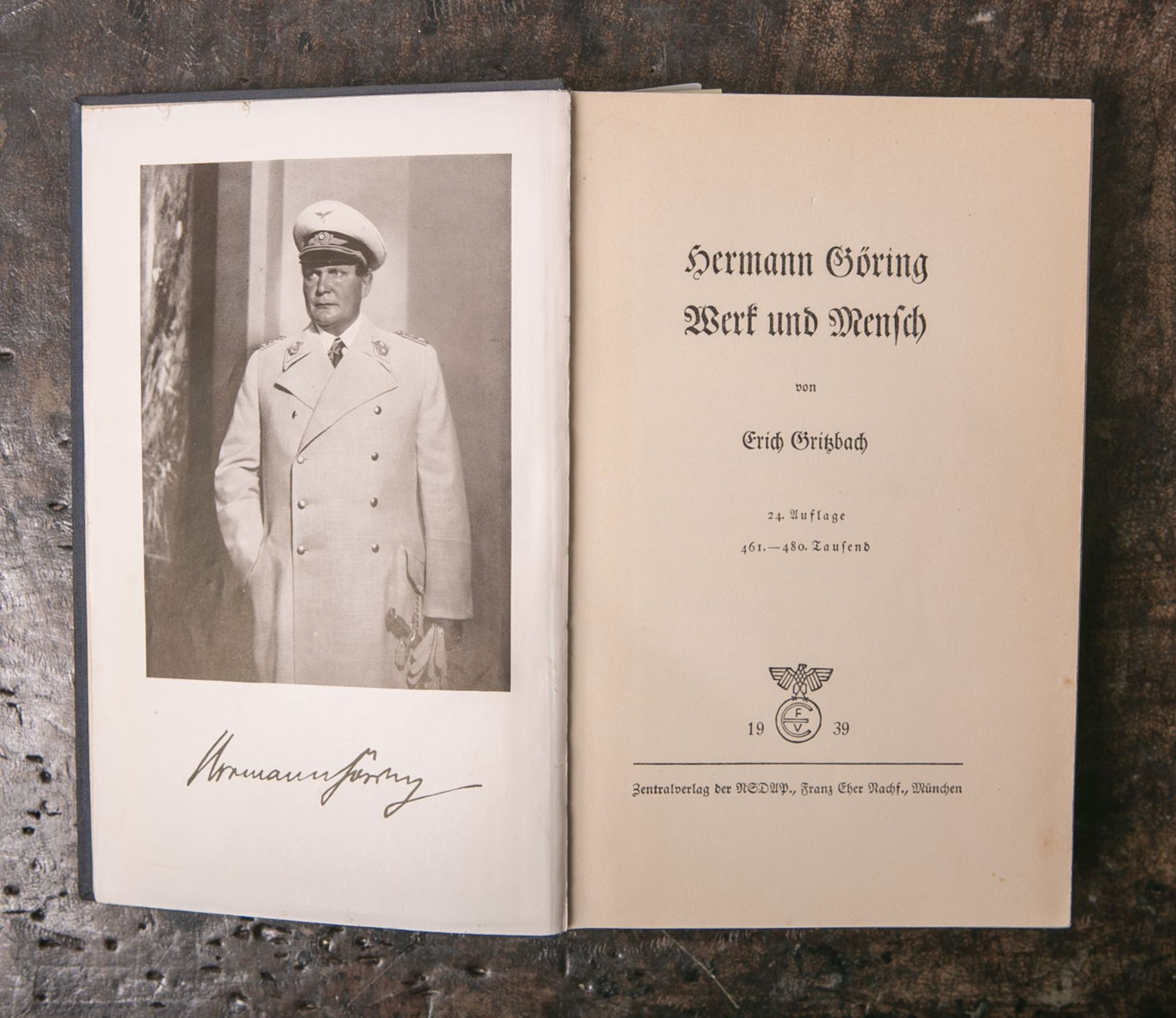 Grießbach, Erich (Hrsg.), "Hermann Göring. Werk und Mensch", 24. Aufl., Zentralverlag der NSDAP,