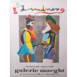 Lindner, Richard (1901 - 1978), Ausstellungsplakat der Galerie Maeght, Paris 1977-78, ca. 76 x 56