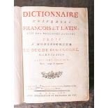 Le Brun, R. P., "Dictionnaire universel françois et latin, tiré des meilleurs auteurs. Dédié. A