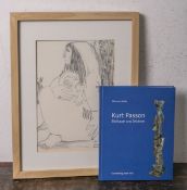 Passon, Kurt, (1929 - 2007), Darstellung einer Mutter m. Kind, Bleistiftzeichnung, re. u. sign.