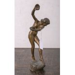 Dupuy, Laurence (19./20. Jh.),"La danseuse aux cymbales" (wohl 1910), Jugendstil Tänzerin,