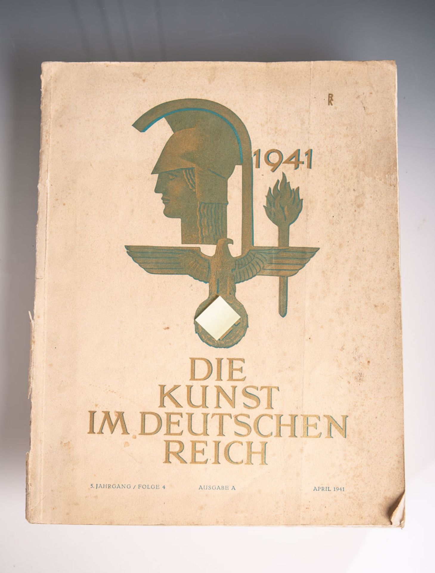 Heft "Die Kunst im Deutschen Reich", Ausgabe A, 5. Jahrgang, Folge 4, April 1941. Lager- u.