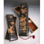 2 Lackdosen (China, wohl um 1900),