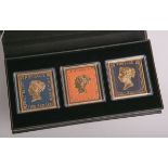 Set aus 3 5-Cedis-Briefmarken (Ghana),