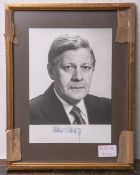 Foto von Bundeskanzler Helmut Schmitt