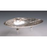 Schale in Muschelform, Sterlingsilber,