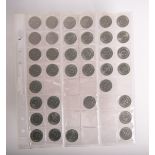 Konvolut von 37 50-Pfennig-Münzen