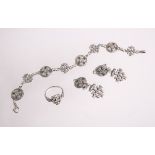 Konvolut von Schmuck 925 Silber,