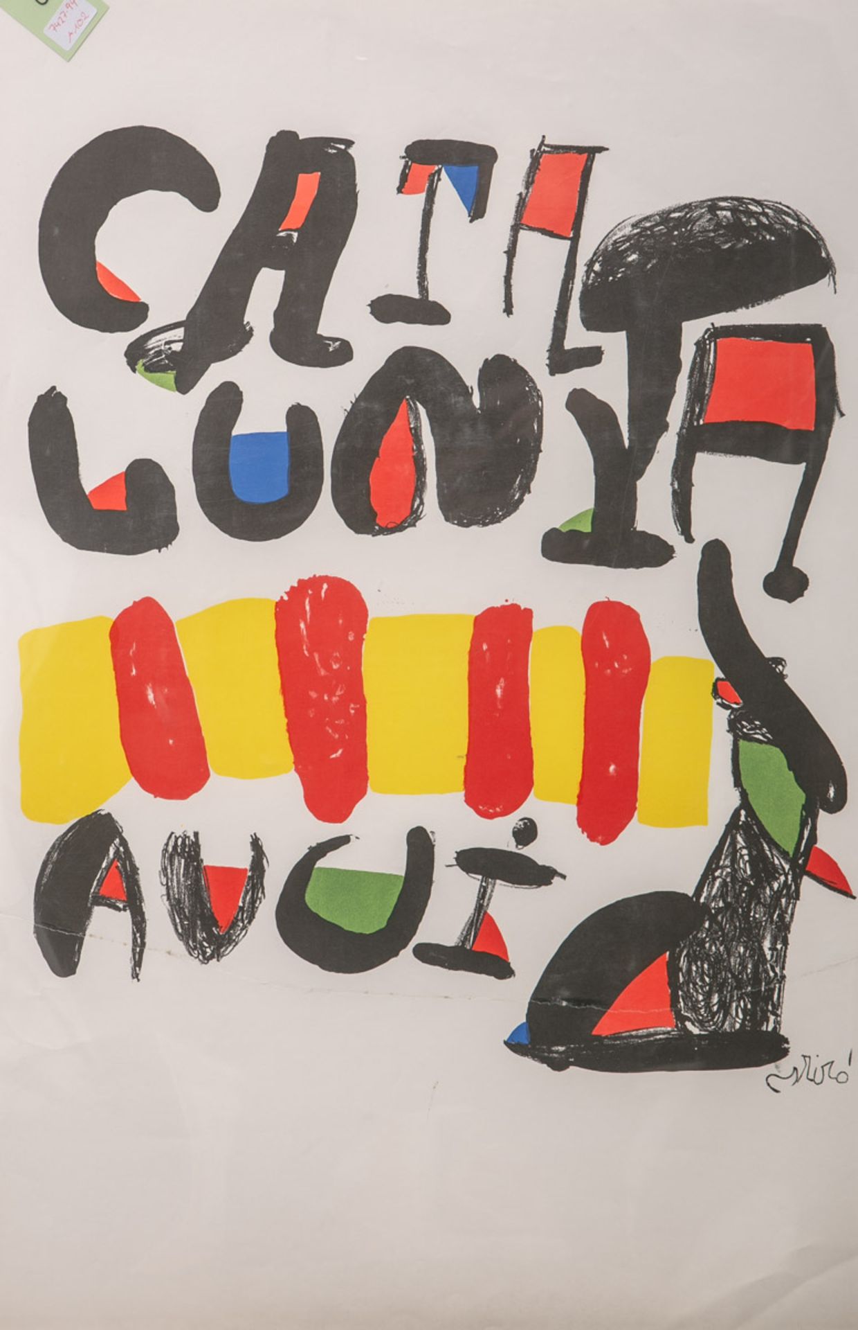 Miró, Joan (1893 - 1983), "Catalunya