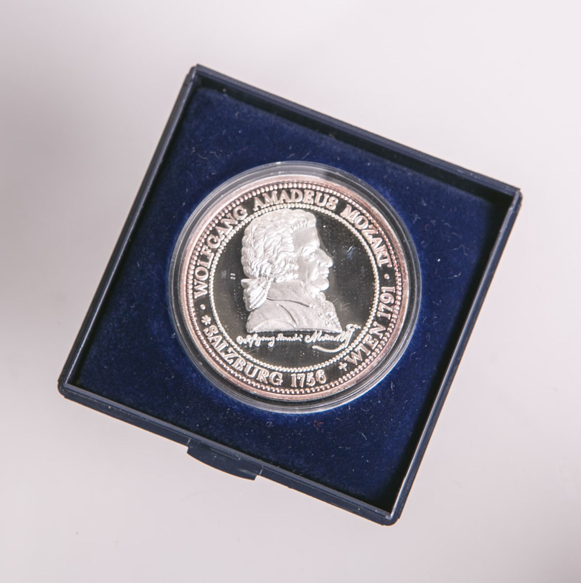 Medaille "W. A. Mozart", Euro Mint, - Image 2 of 2