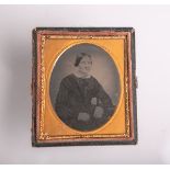 Daguerreotypie in Union Glass, Darst.