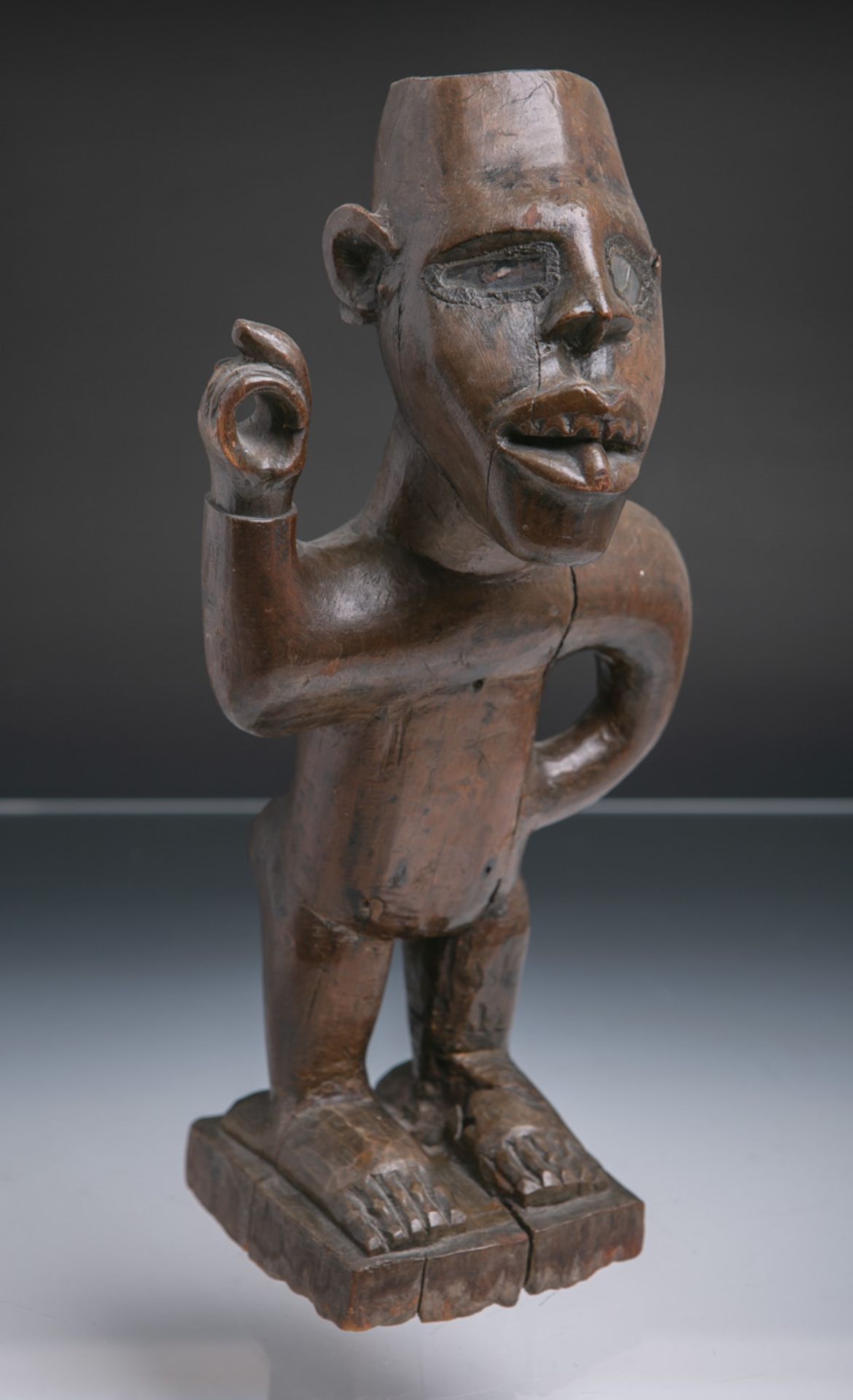 Holzfigur (Equatorial Guinea od. Kongo, wohl 19. Jh.)
