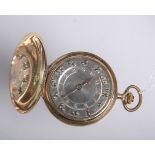 Blindentaschenuhr 585 GG (um 1900),