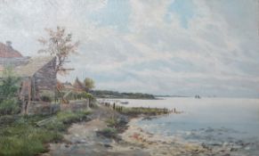 Schüler, Alfred (1858 - 1938), Fischerhütte an der Ostsee