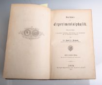 Weinhold, Adolf F., Dr., "Vorschule der Experimentalphysik"