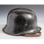 Antiker Feuerwehrhelm