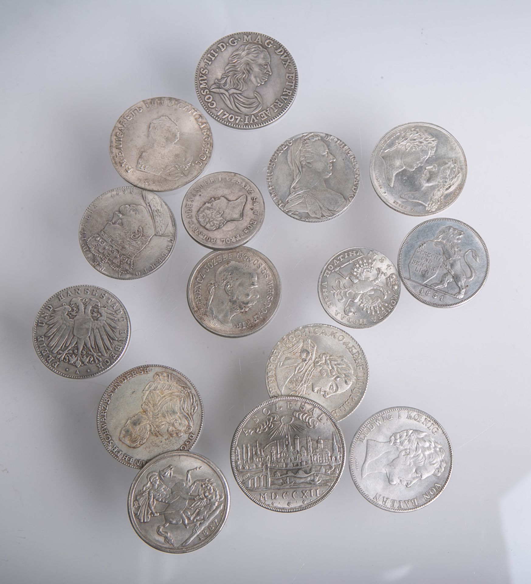 Konvolut von 15 Münzen (18.-19. Jh.)