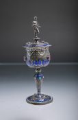 Kl. Deckelpokal 800 Silber (Frankreich, wohl um 1850/60)