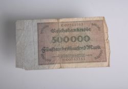 Reichsbanknote (20. Jh.), fünfhunderttausend Mark