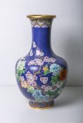 Cloisonné-Bodenvase (wohl China, wohl 20. Jh.)