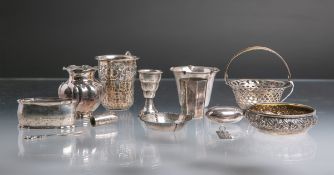 13-teiliges Konvolut von Gegenständen aus Silber versch. Legierung, überwiegend 800 Silber