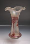 Glasvase (Jugendstil, wohl um 1900),