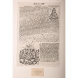 Schedel, Hartmann (ca. 1434 - 1519), Original Inkunabel-Seite aus der Weltchronik