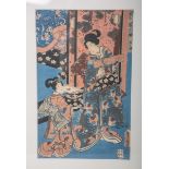 Kunisada, Utagawa (1786 - 1865), Darstellung im Palast