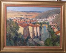 Murteira, Jaime (1910 - 1986), Stadtansicht von wohl Badajoz (Spanien)