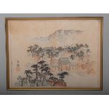 Sobun u. Gekko (19. Jh.), aus d. Serie "100 Ansichten von Kyoto" (1894 - 95)