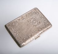 Zigarettenetui aus Silber (wohl um 1900)