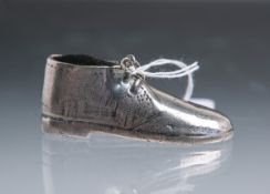 Nadelkissen in Form eines Schuhs 925 Silber